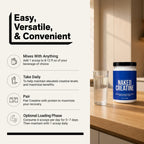 Naked Pure Micronized Creatine Monohydrate Powder | NSF Certified

