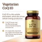 Solgar Vegetarian CoQ-10 Supplement for Heart Health


