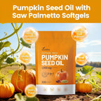 VivoNu Pumpkin Seed Oil with Saw Palmetto - Cold Pressed

