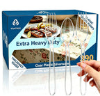 Voatree Disposable Clear Plastic Cutlery - BPA-Free

