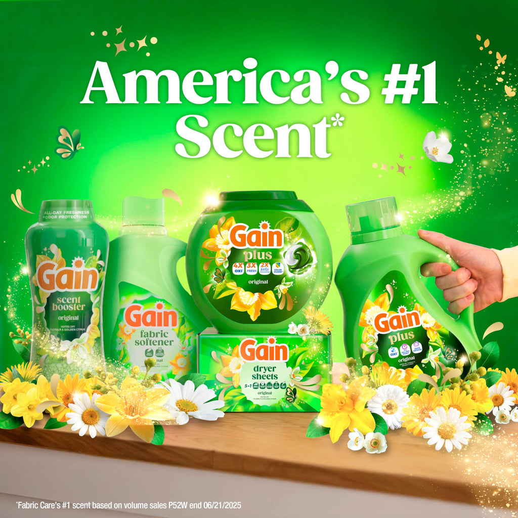 Gain All-in-One Laundry Detergent for Deep Clean | Freshness


