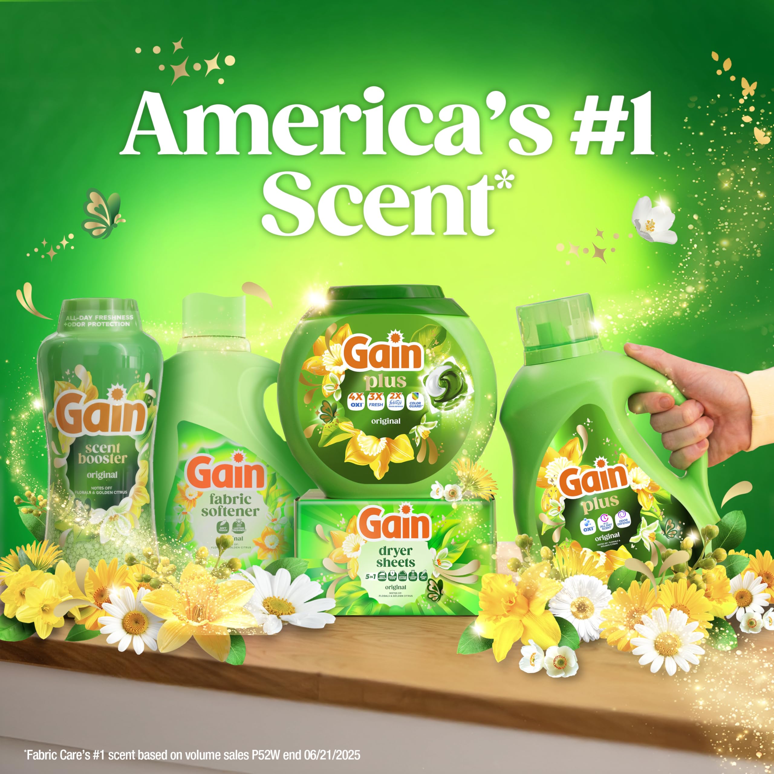 Gain All-in-One Laundry Detergent for Deep Clean | Freshness

