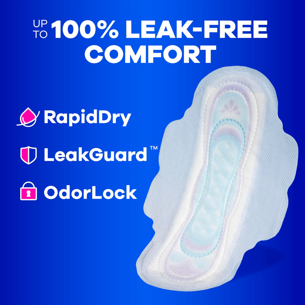 Always Ultra Thin Pads with Wings Leak-Free Protection

