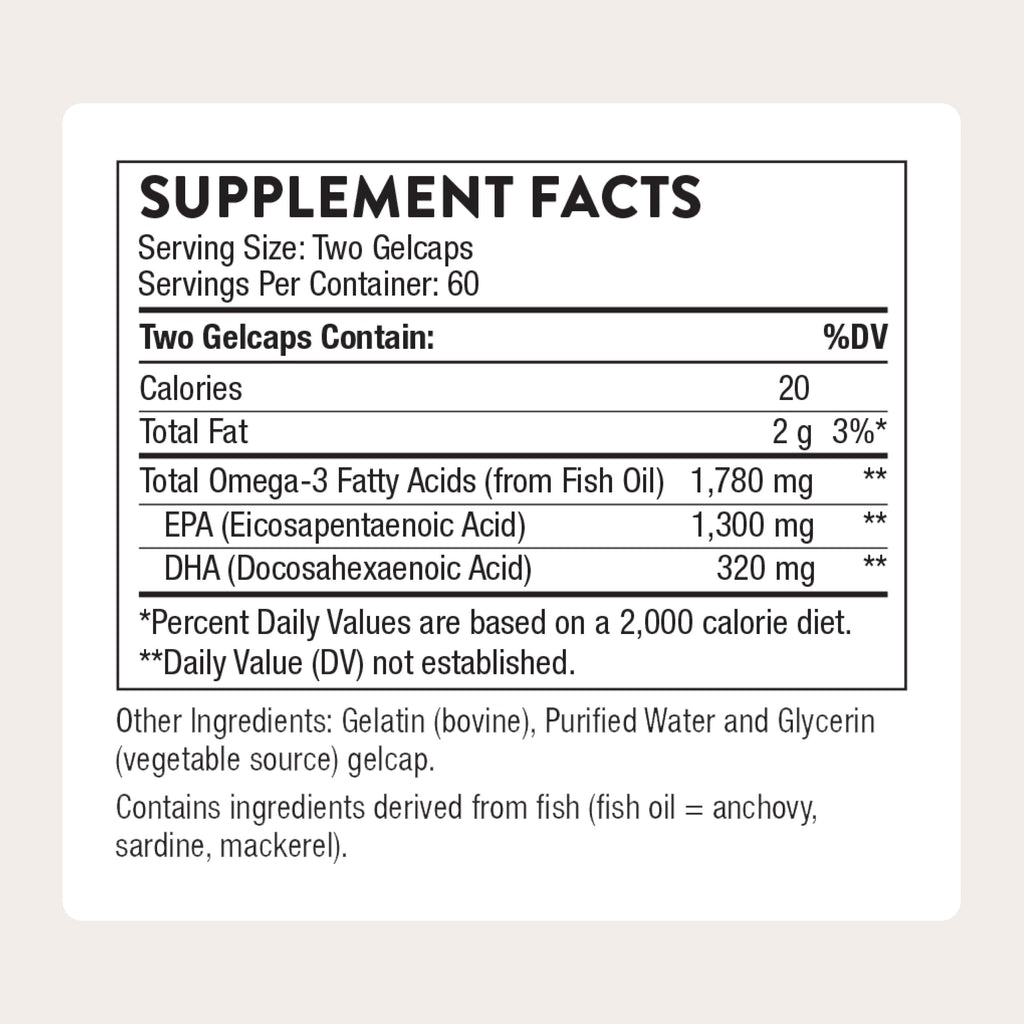 Thorne Super EPA Pro Omega-3 Fish Oil | Heart Health

