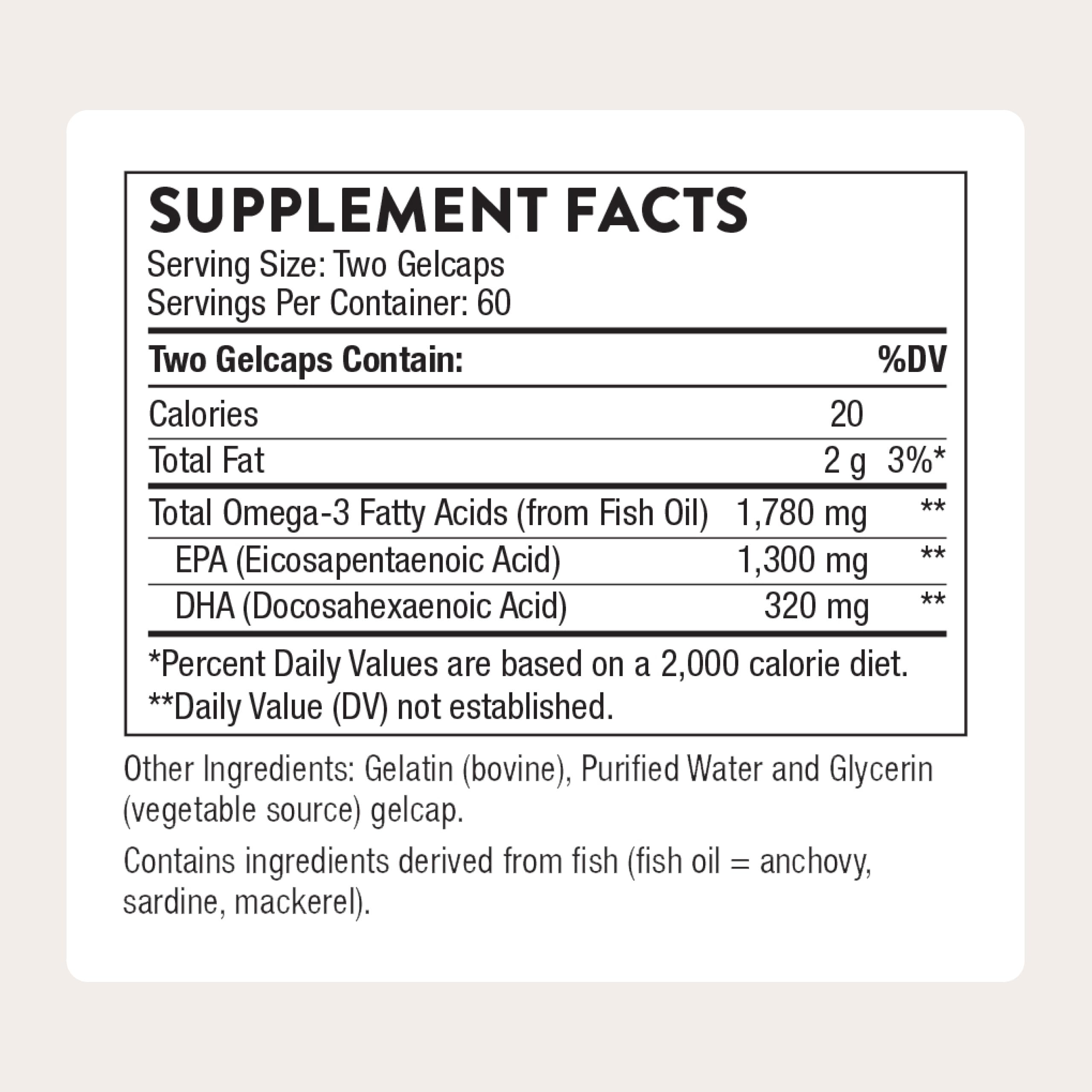 Thorne Super EPA Pro Omega-3 Fish Oil | Heart Health

