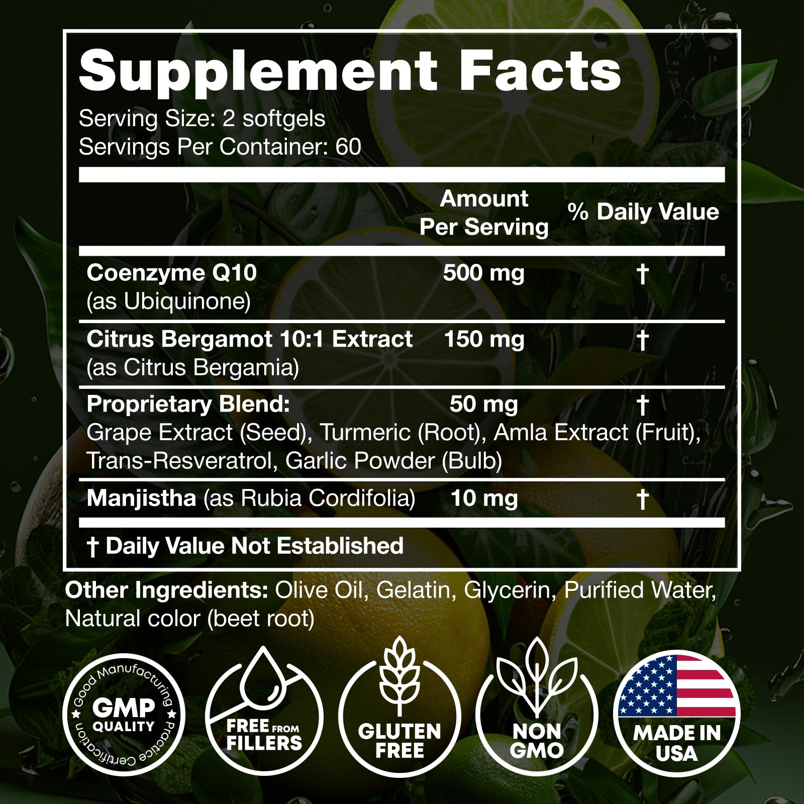 Joyli CoQ10 Supplement for Heart Health and Energy

