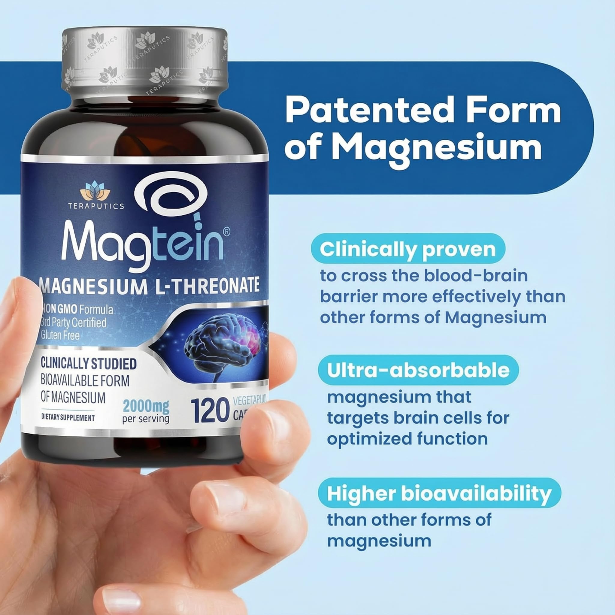 Magtein Magnesium L-Threonate Brain Support

