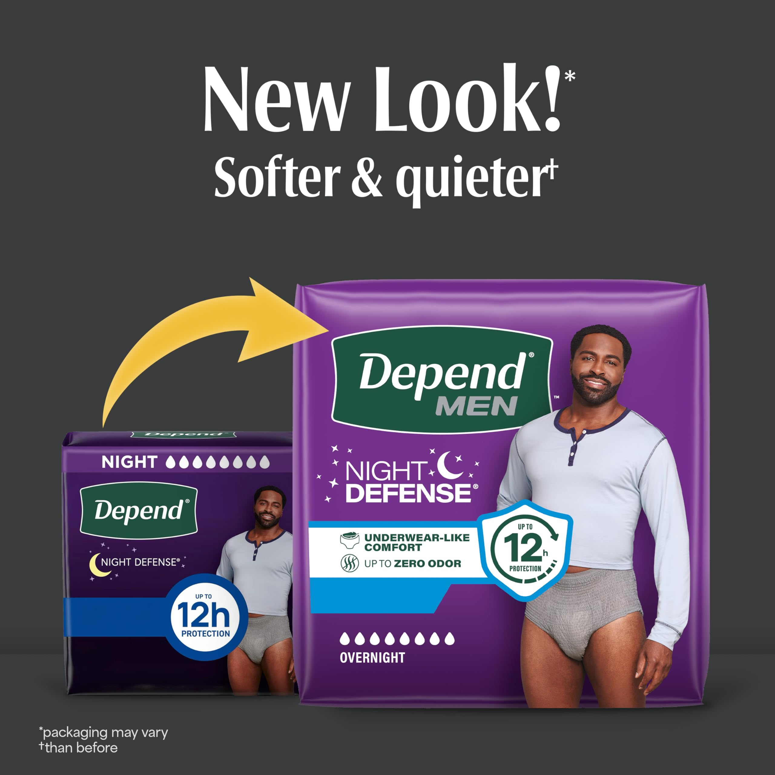 Depend Night Defense Incontinence Underwear for Men

