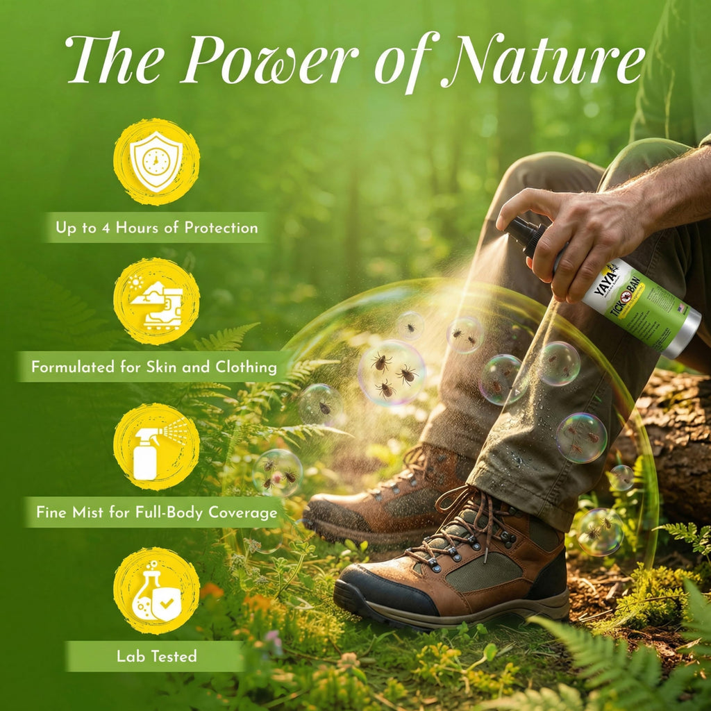 Tick Repellent Spray by Yaya Organics - DEET-Free

