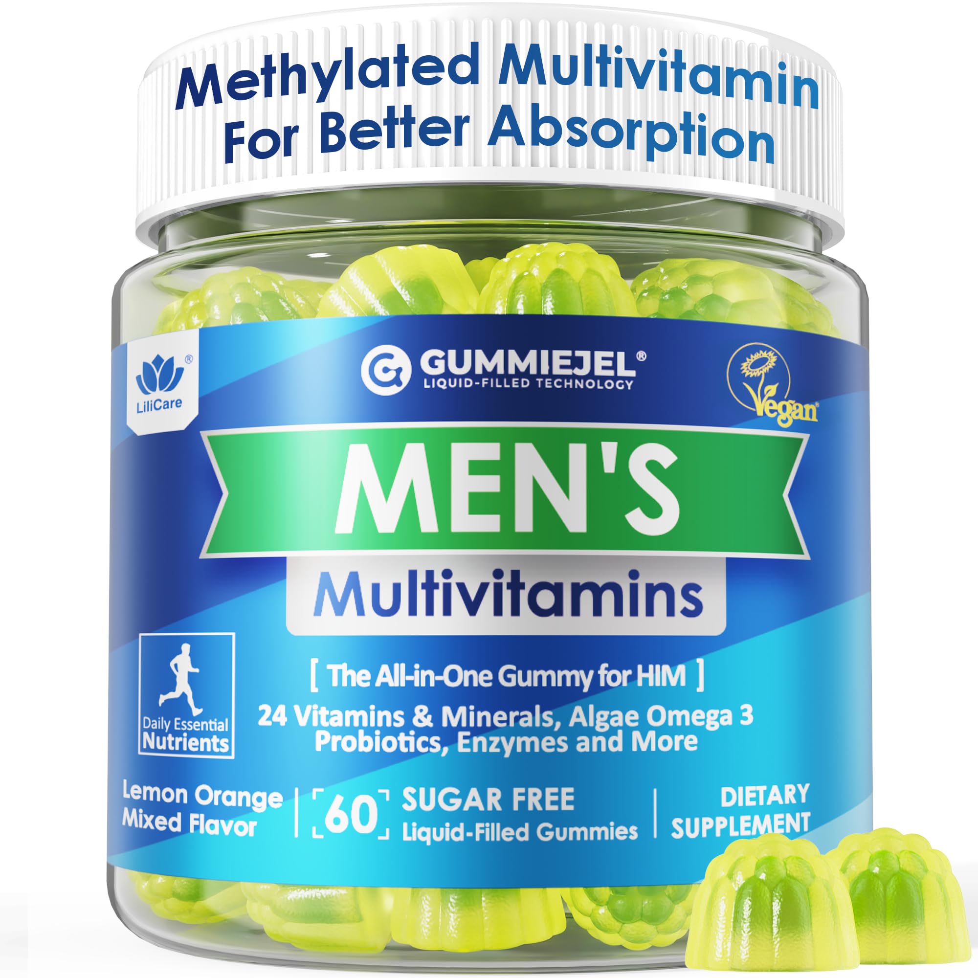 LILICARE Men's Multivitamin Gummies | Daily Support

