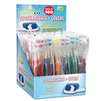 Disposable Toothbrush with Protective Covers - Individually Wrapped
