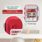 First Aid Kit by RHINO RESCUE – All-Purpose for Home & Office

