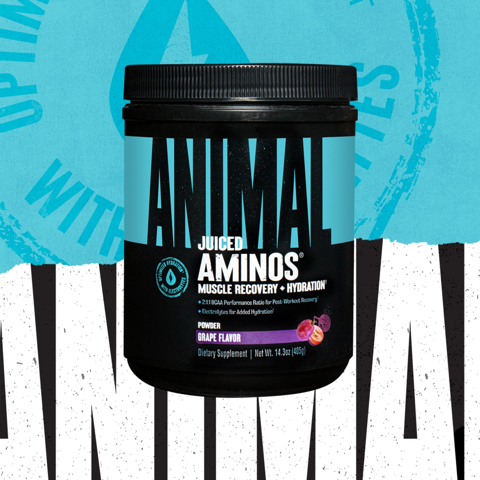 Animal Juiced Aminos BCAA & EAA Recovery Powder - Hydration

