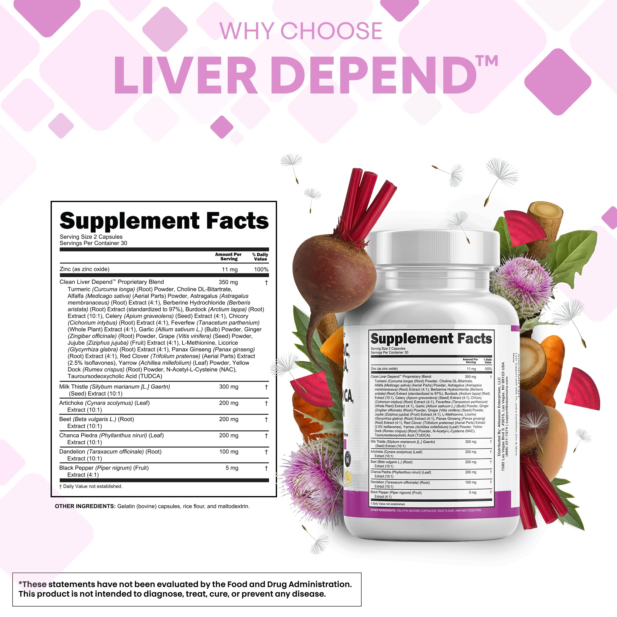 Liver Defend Detox by Clean Nutra | Milk Thistle & TUDCA

