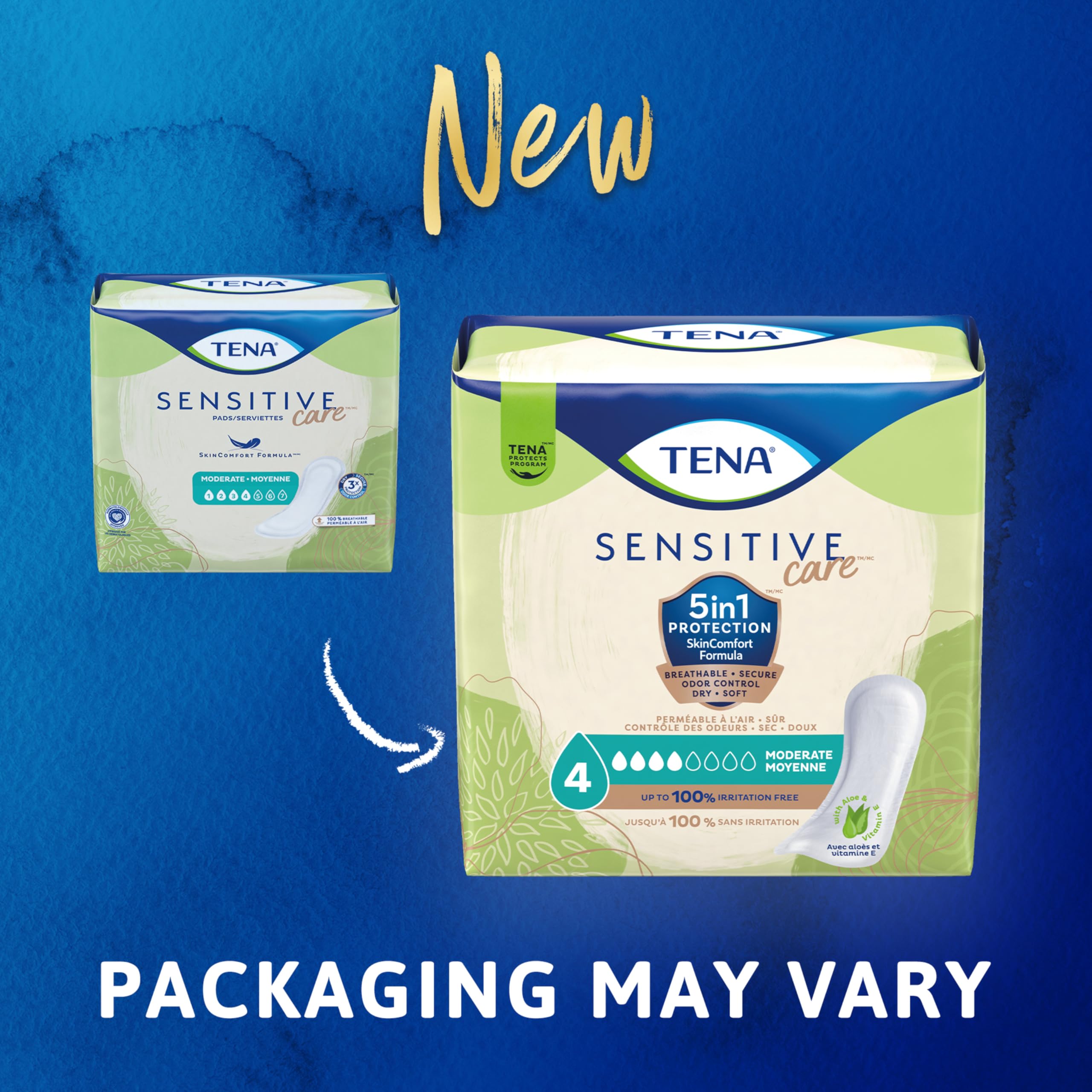 TENA Sensitive Care Incontinence Pads for Women


