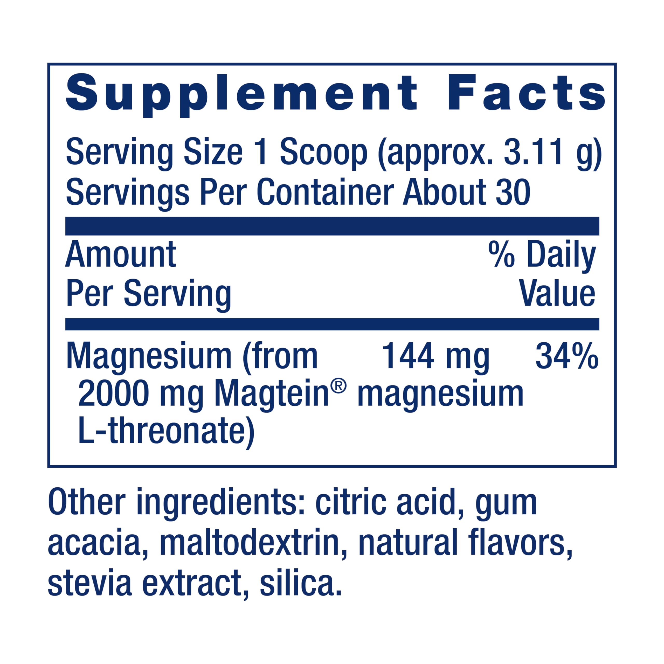 Life Extension Neuro-Mag L-Threonate Powder | Brain Support

