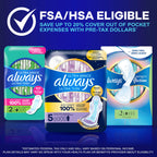 Always Ultra Thin Pads – LeakGuard & RapidDRY

