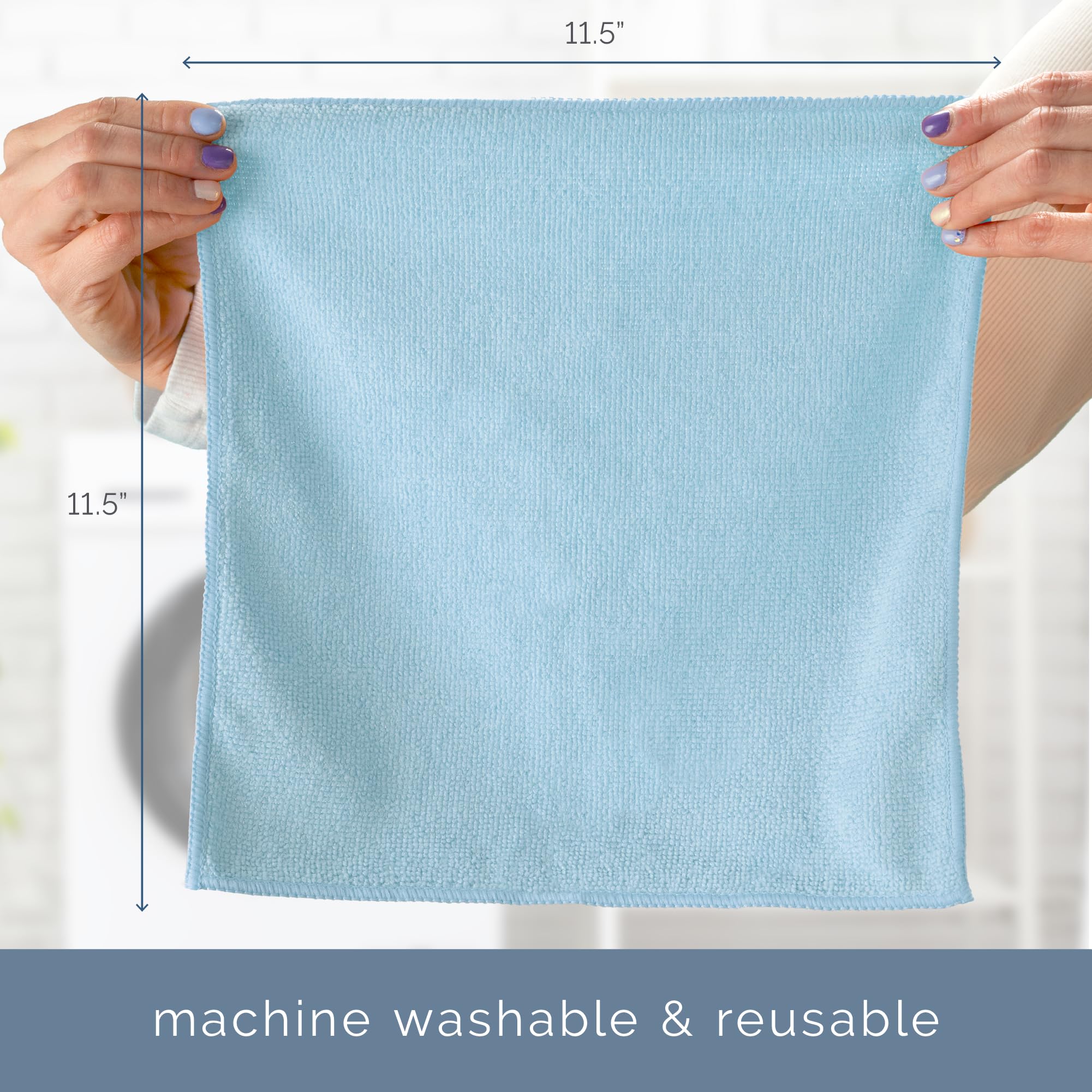 S&T INC Microfiber Cleaning Cloths - Lint-Free Towels


