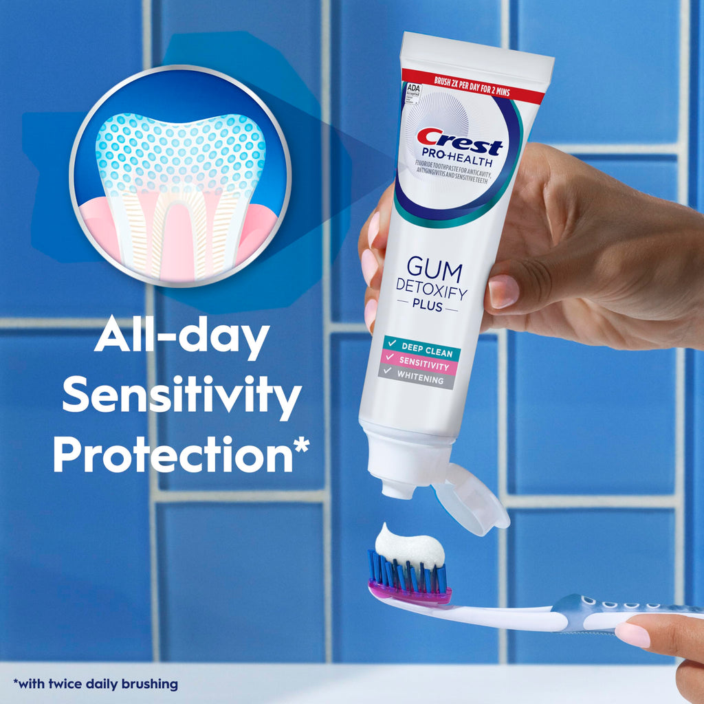 Toothpaste Crest Pro-Health Gum Detoxify Plus | Gum Health

