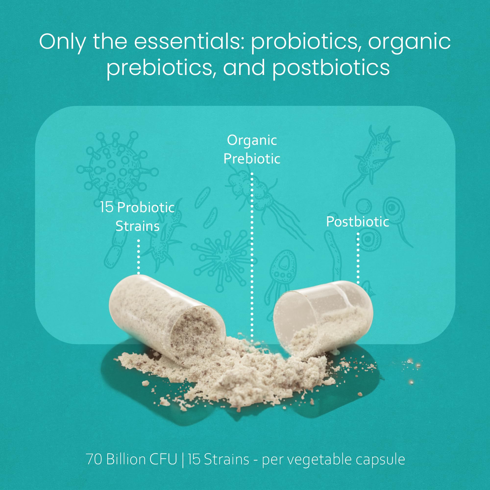 Probiotics NaturaLife Labs Gut Support – Vegan & Gluten-Free

