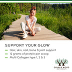 Double Wood Peptides Supplement | Hair, Skin & Joint Support

