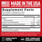 Force Factor L-Carnitine Liquid 3000mg | Fat Metabolism Support


