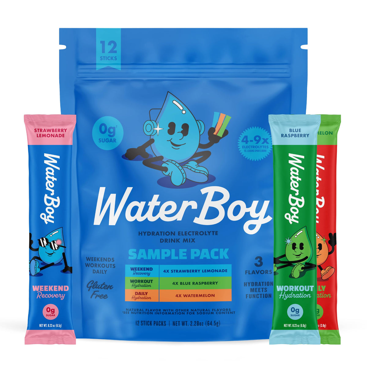 Waterboy Weekend Recovery Electrolyte Powder Drink Mix