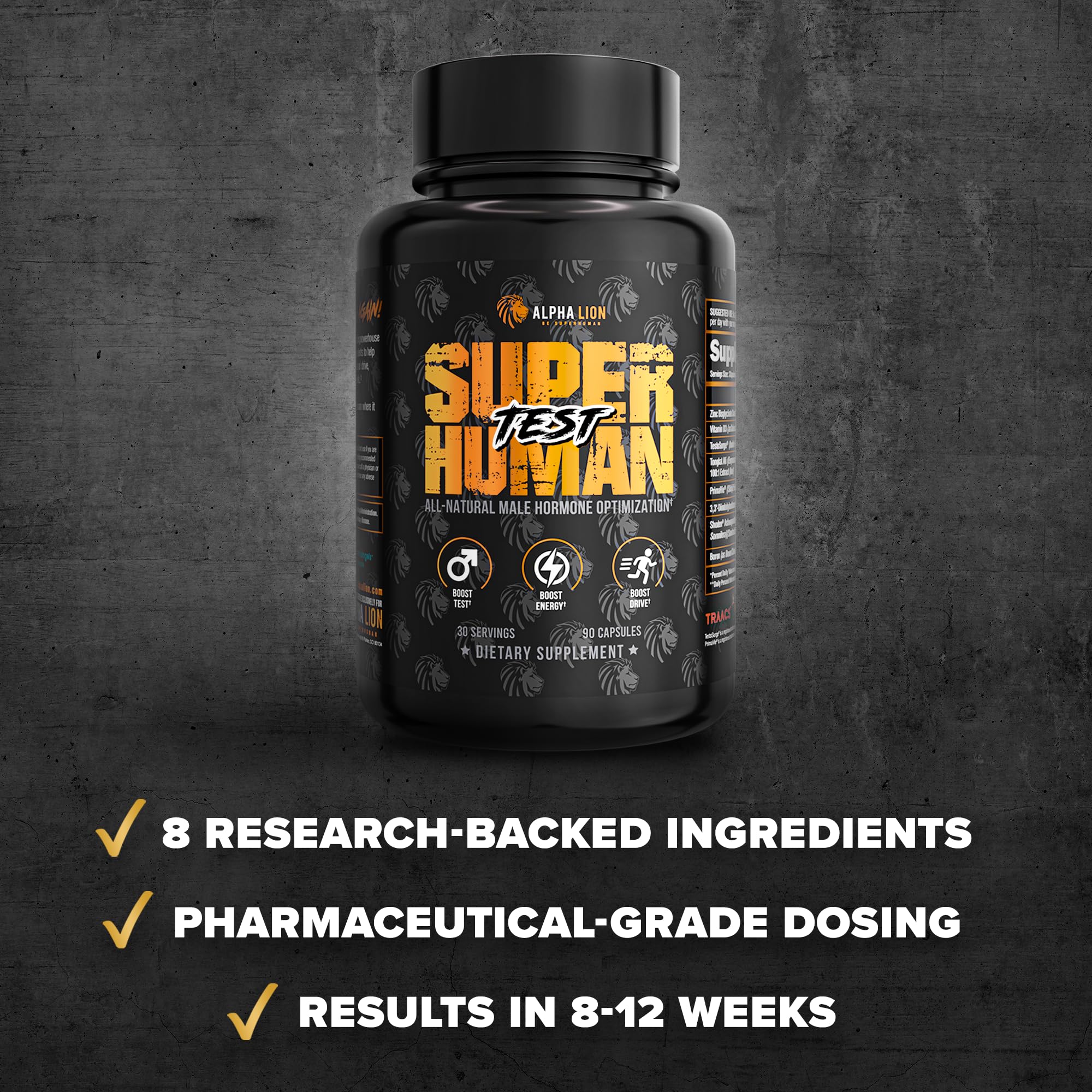 Alpha Lion Superhuman Test – Natural Testosterone Booster

