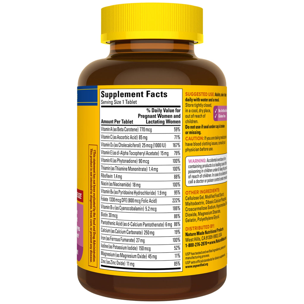 Nature Made Prenatal Multivitamin with Folic Acid

