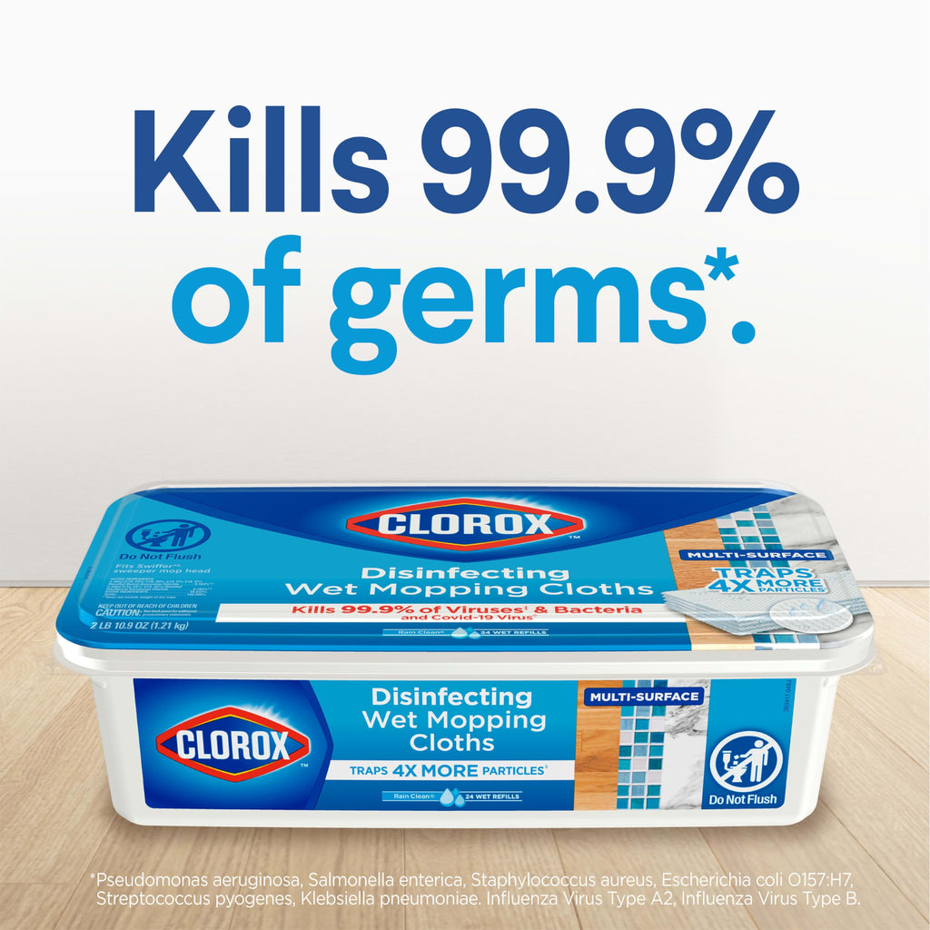 Clorox Disinfecting Wet Mop Pads for Multi-Surface Floors

