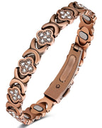 Feraco Magnetic Therapy Bracelet for Women - Adjustable Neodymium Magnet Bracelet