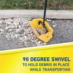 Quickie Debris Dustpan with Handle for Cleaning

