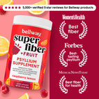 Bellway Organic Psyllium Fiber Powder - Prebiotic Sugar Free

