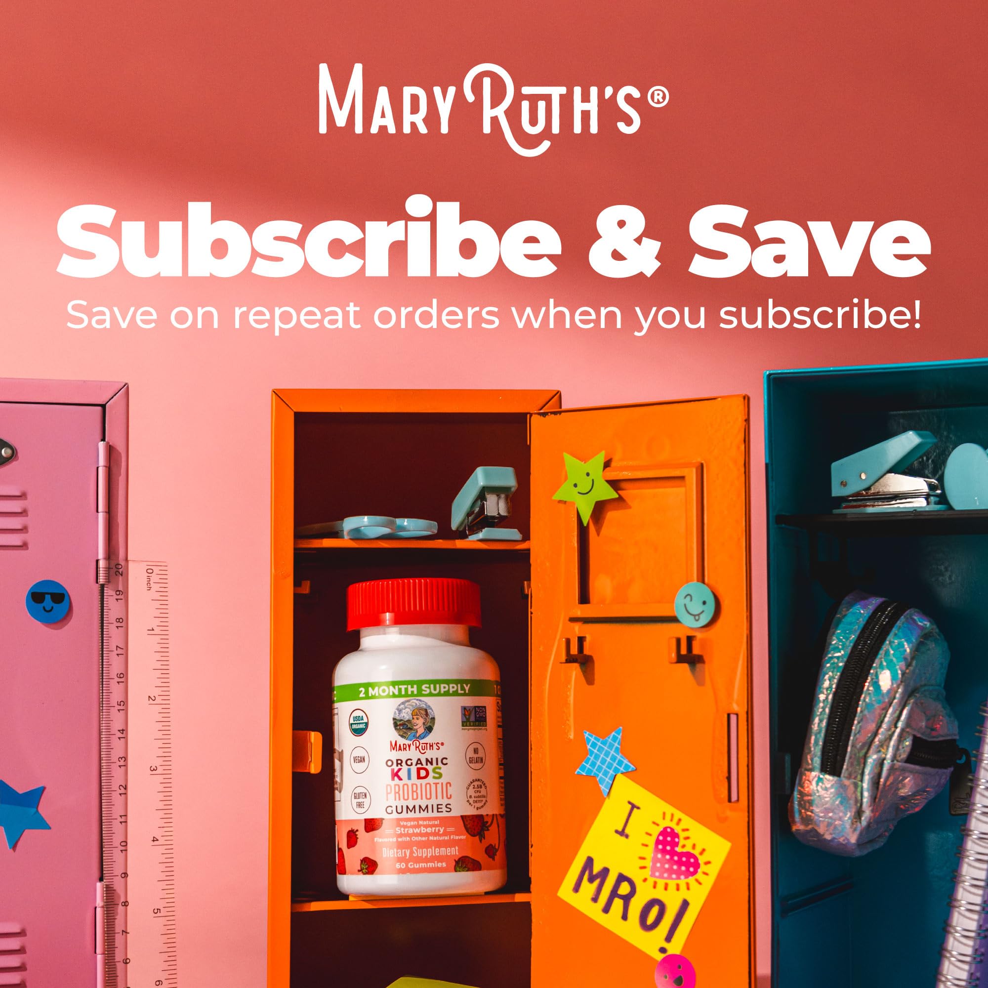 MaryRuth Organics Kids Probiotics Gummies | Digestive Health

