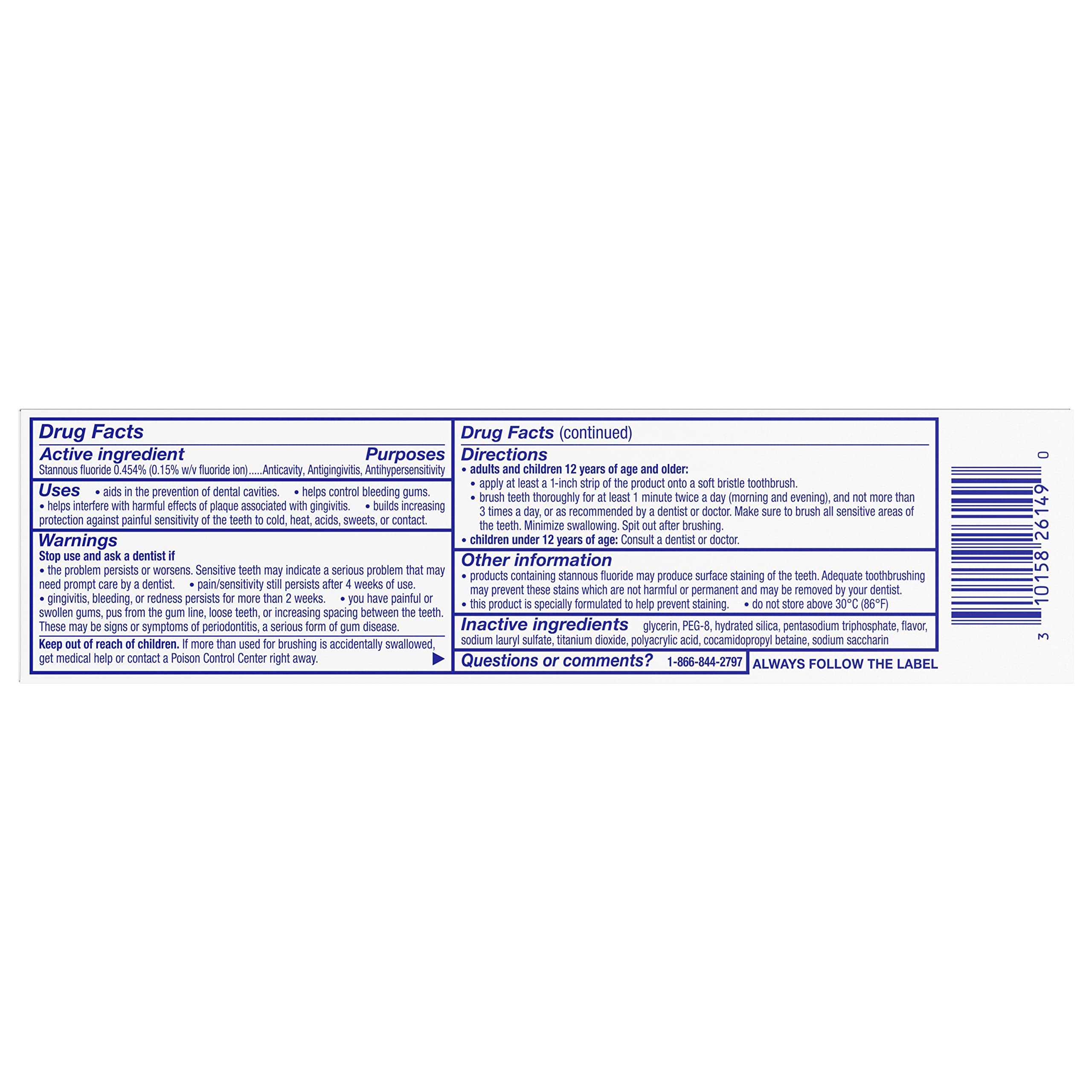 Sensodyne Sensitivity & Gum Toothpaste for Gingivitis

