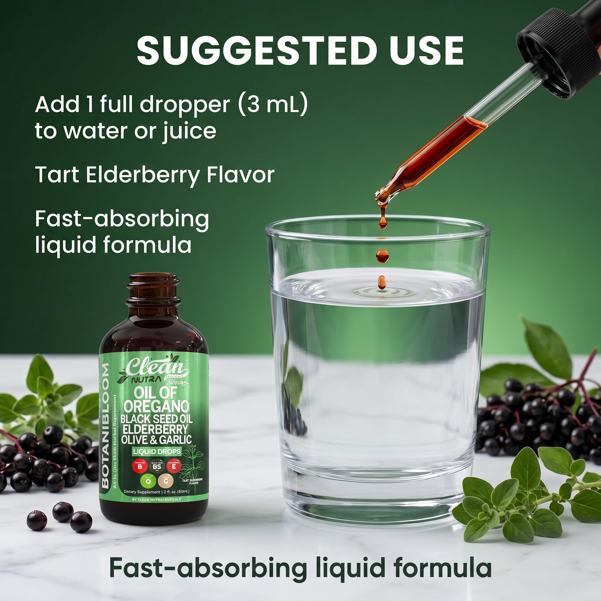 Clean Nutraceuticals Oil of Oregano Immune Support Liquid

