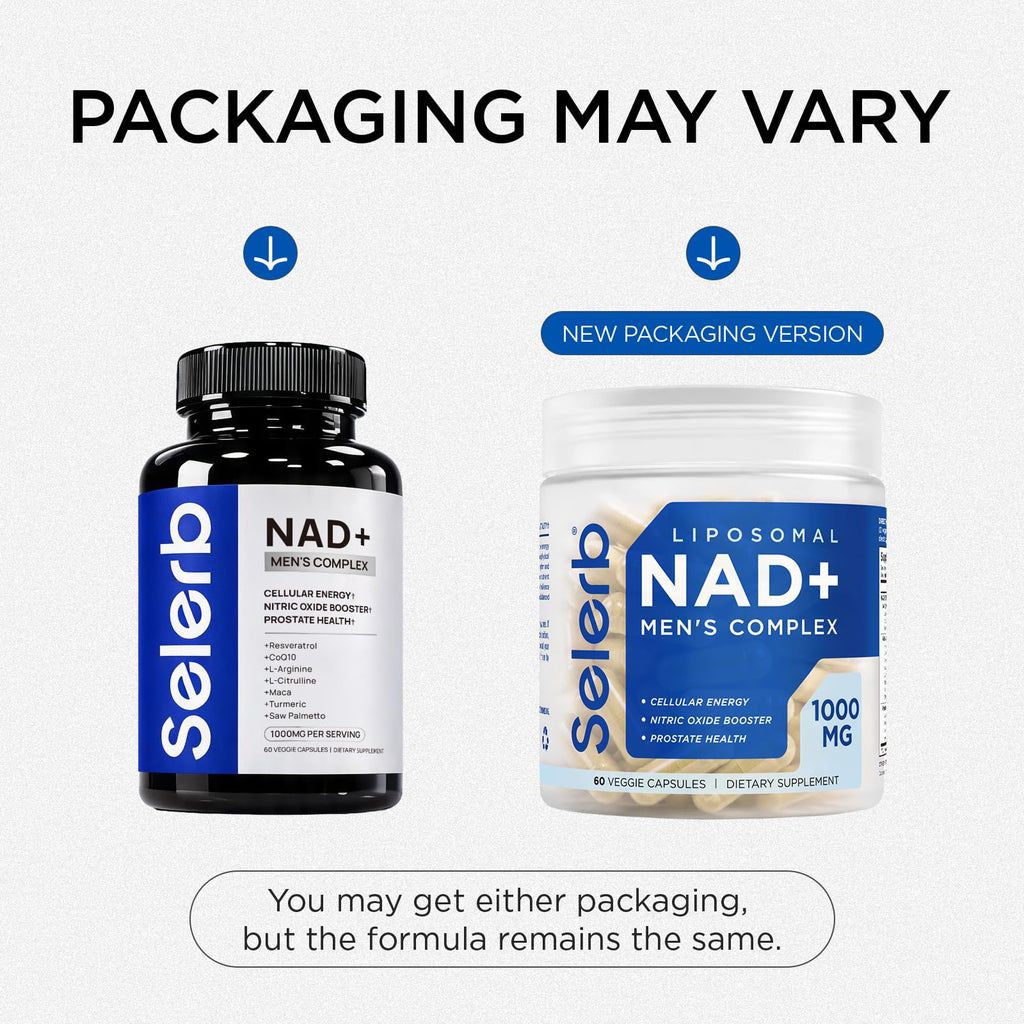 Selerb NAD+ Liposomal Supplement for Energy & Prostate Health

