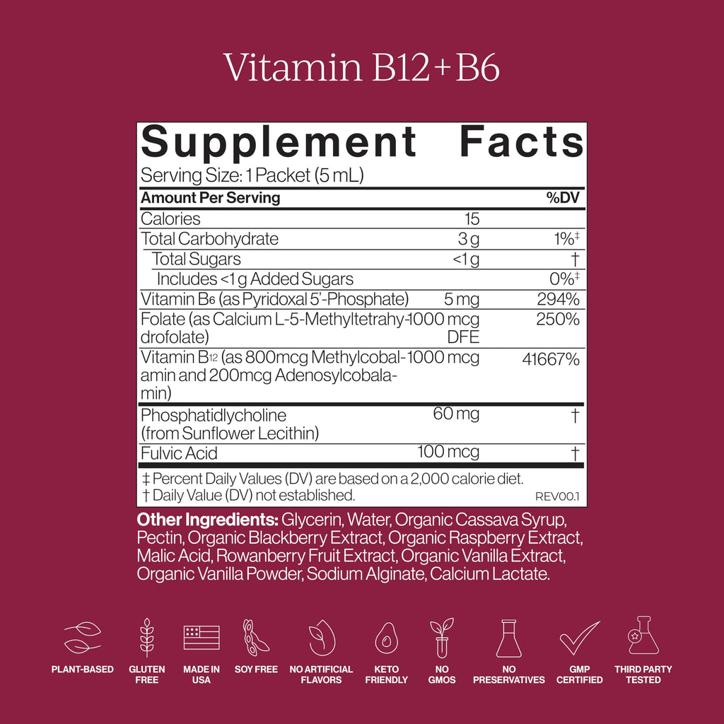 CYMBIOTIKA Liposomal B Vitamins with D3, K2 CoQ10

