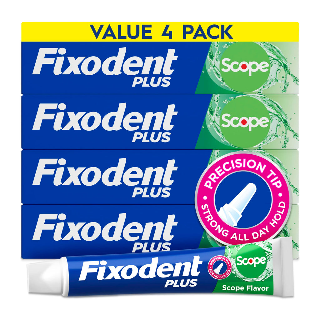 Fixodent Plus Scope Denture Adhesive Cream | Strong Hold


