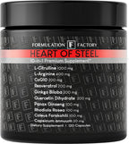 Nitric Oxide Supplement - Formulation Factory Heart of Steel


