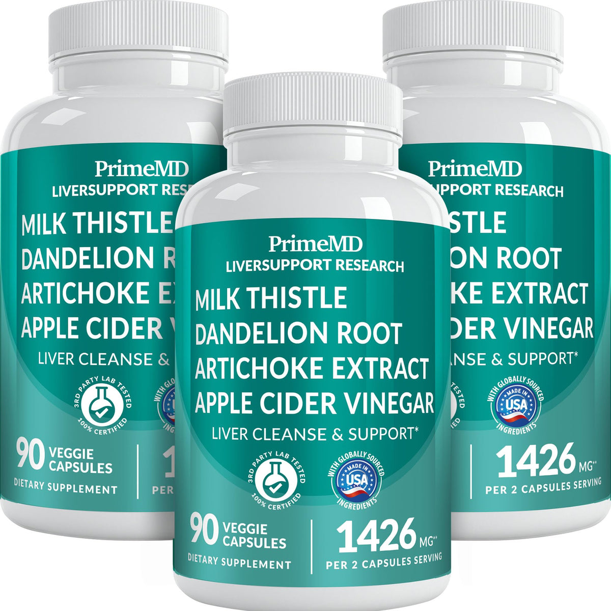 Liver Support Supplement with Milk Thistle, Artichoke & Beetroot – 32-in-1 Formula