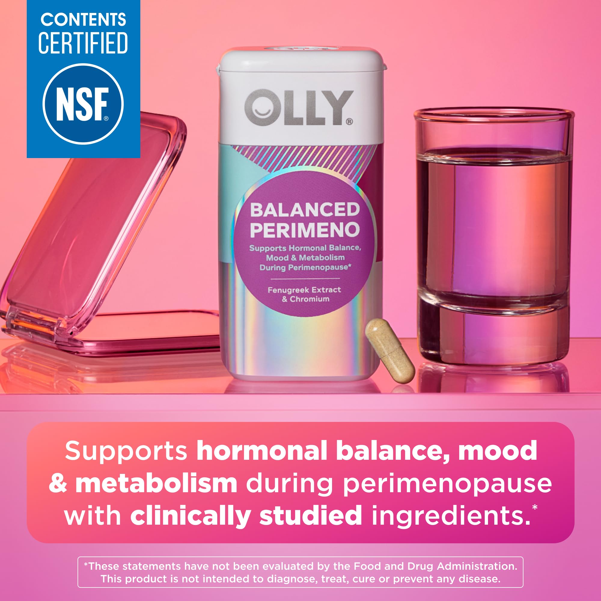 OLLY Balanced Perimeno Capsules for Hormonal Balance

