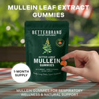 Betterbrand Mullein Gummies for Lung Health | Pear Flavor

