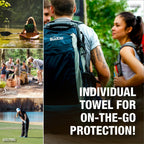 CoreTex Bug X 30 Insect Repellent Wipes - DEET 30%

