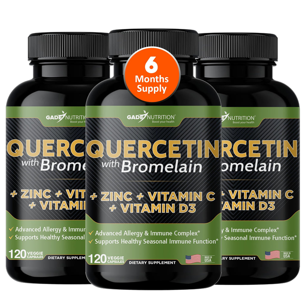 Gade Nutrition Quercetin with Bromelain Immune Support Capsules