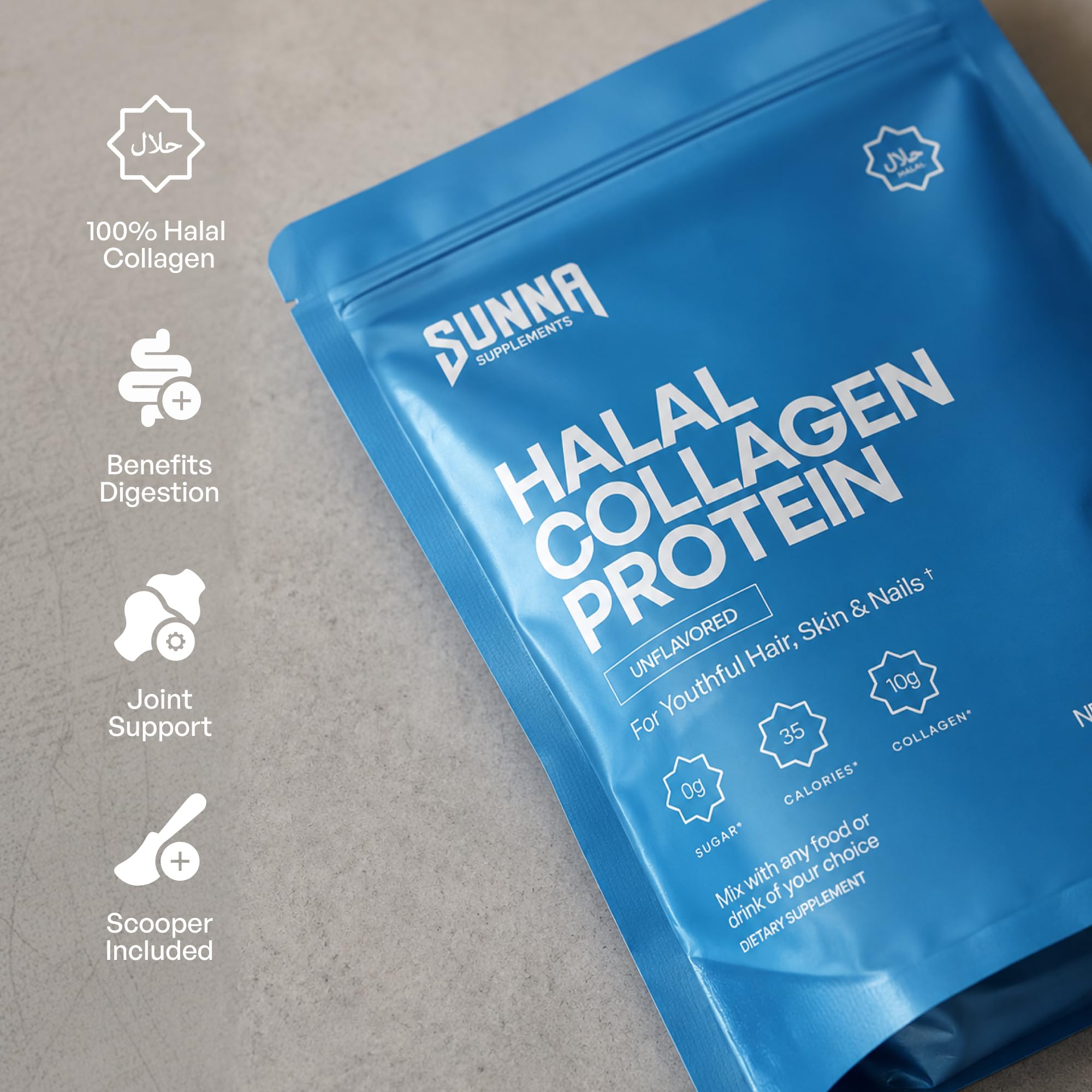 Sunna Supplements Collagen Powder Type I & III | Halal UK

