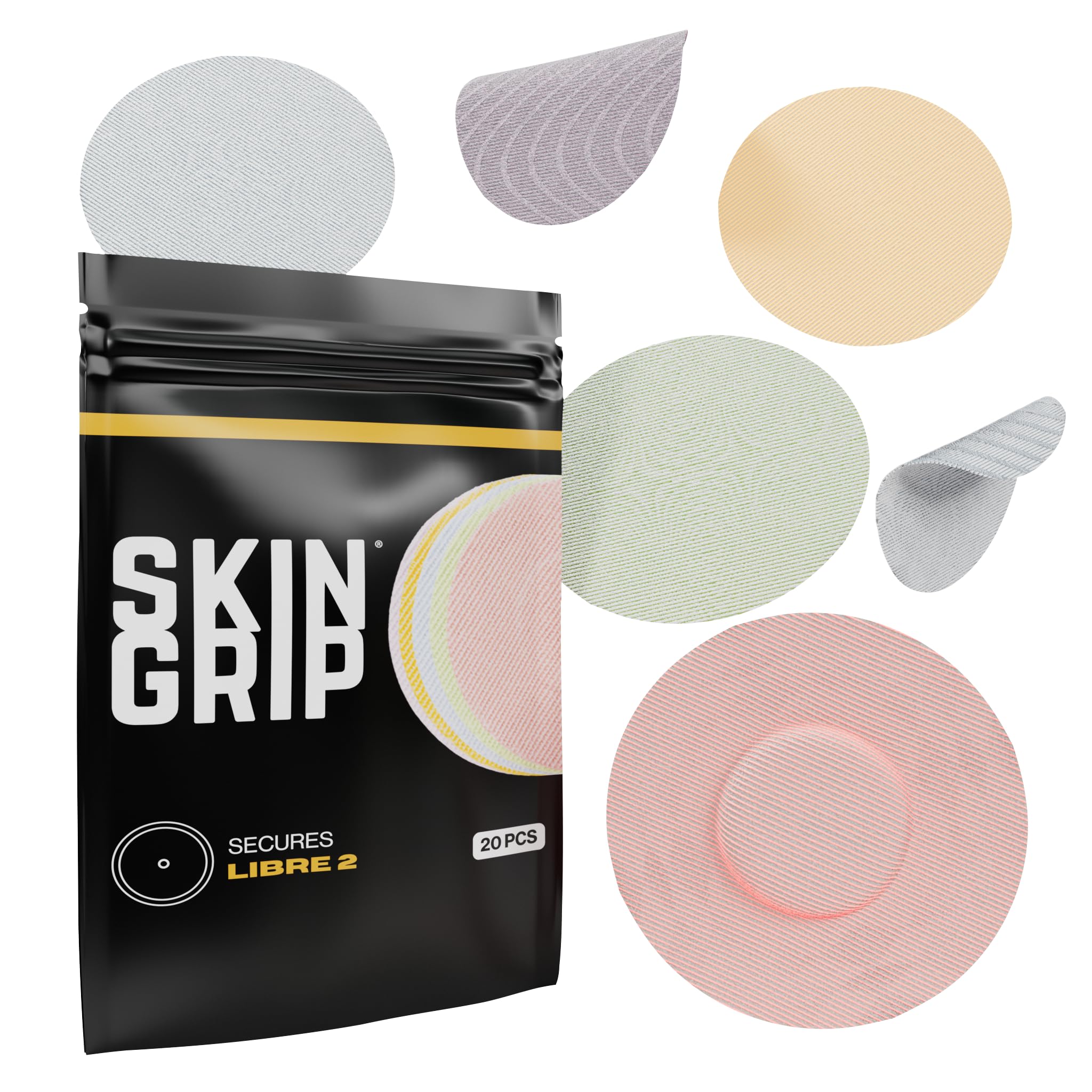 Skin Grip CGM Patch for Sensor Covers