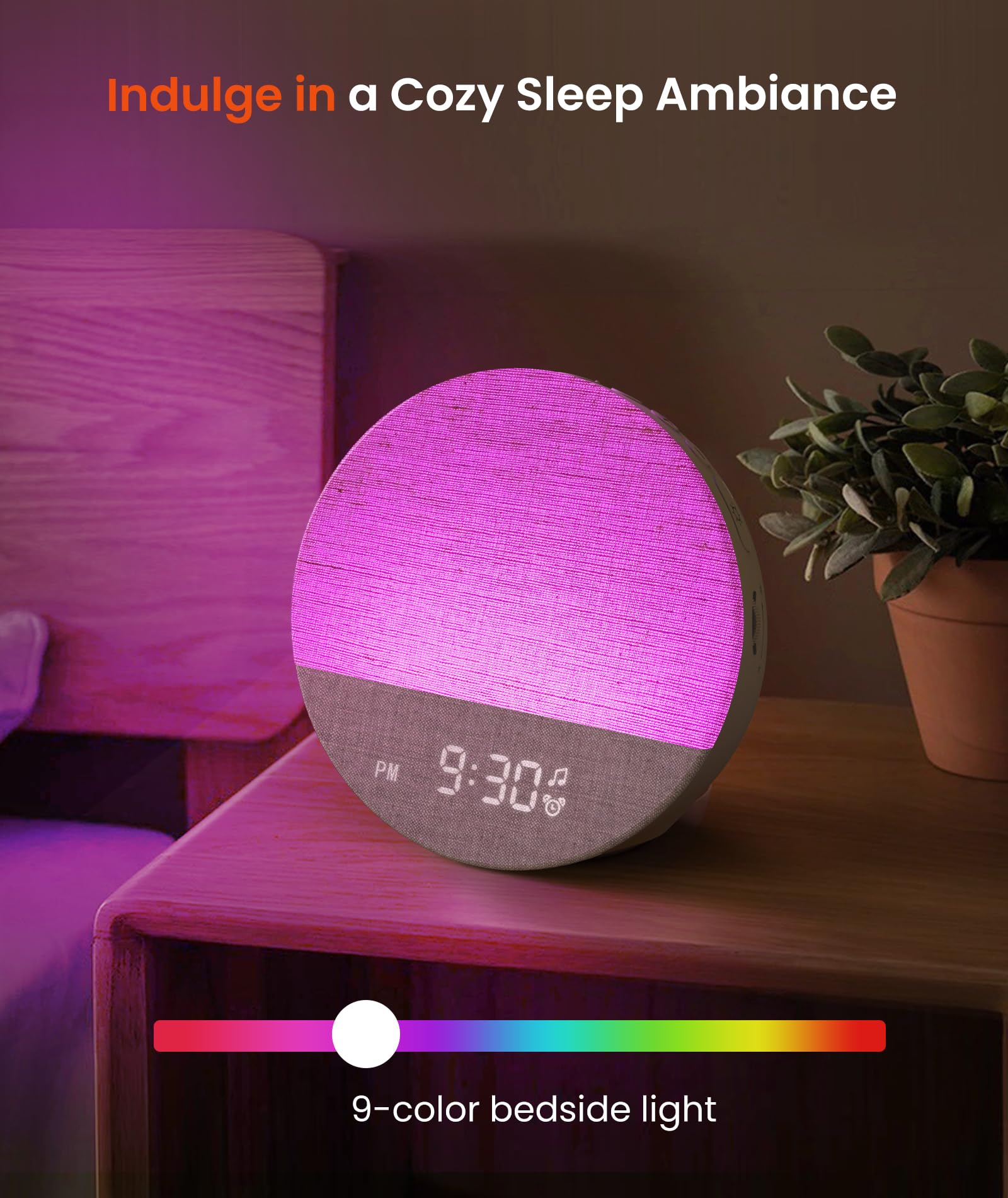 Dreamegg Alarm Clock with Sleep Sounds

