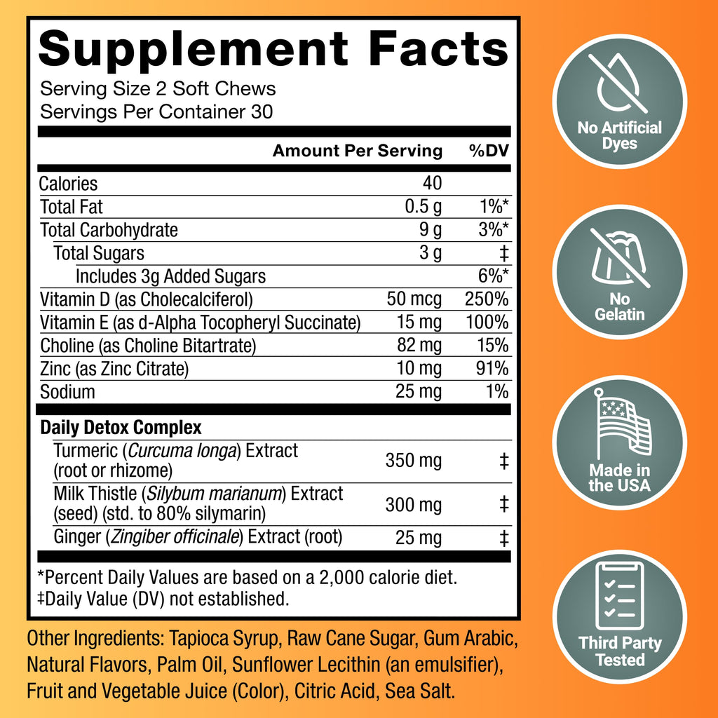 Force Factor Liver Detox + Cleanse Dietary Supplement

