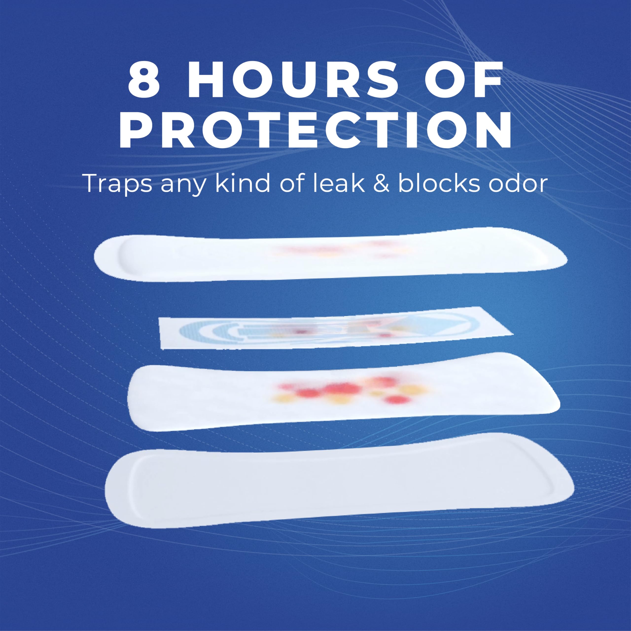 Stayfree Feminine Pads with Integrated Absorption

